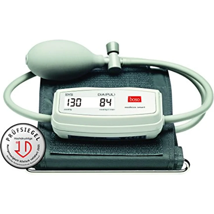 boso medicus smart ? Blutdruckmessgerät zum Blutdruckmessen mit Memomatic, kleinem Display und Arrhythmie-Erkennung ? Inkl. Standard-Manschette (22?32cm) – Bild 2