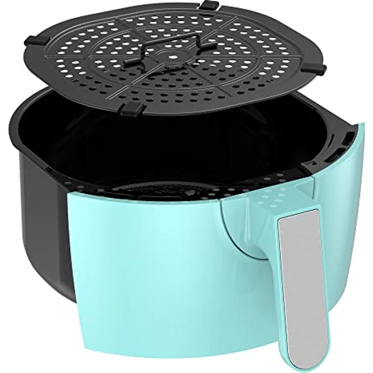 TurboTronic by Z-Line Heißluftfritteuse 3,5 Liter, Frittieren ohne Öl, 1200 W, Retro-Design, Camping Airfryer AF11M – Bild 10