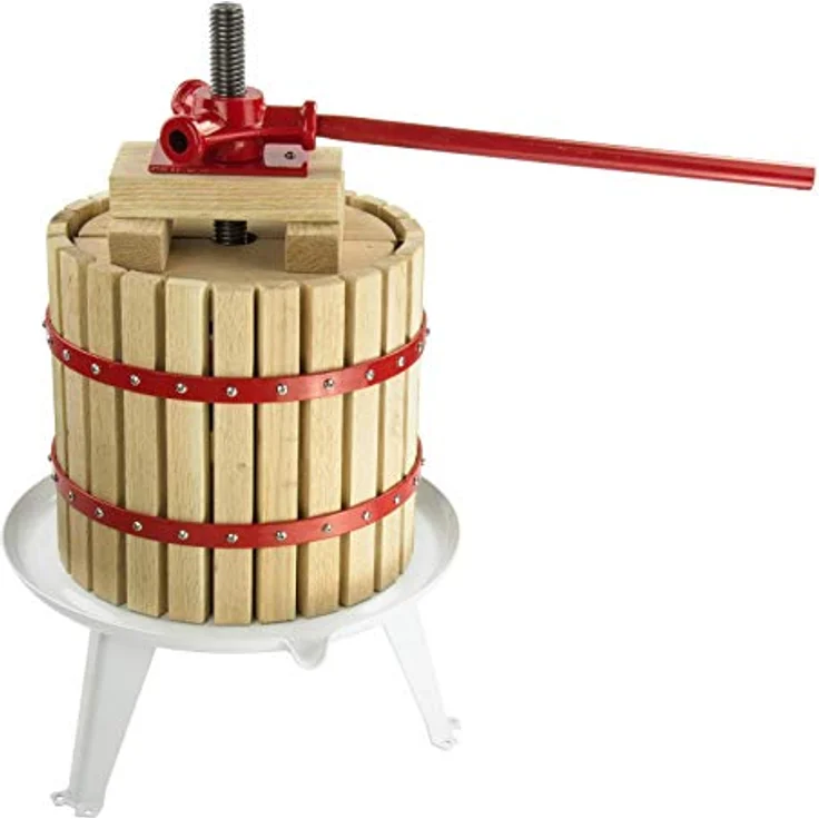 DEMA Obstpresse Beerenpresse BP 12 Liter, mechanische Saftpresse mit Stahlspindel und Massivholz-Druckplatten: Tests, Infos & Preisvergleich