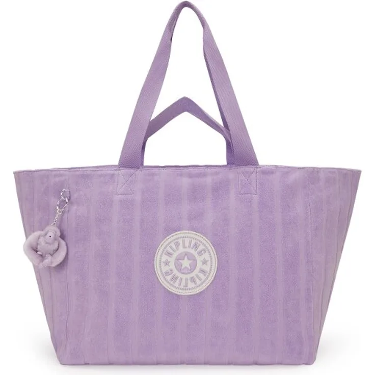 Kipling Beach ++ Shopper Tasche, 68 cm, lila, 100% Baumwolle