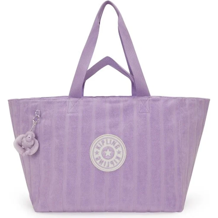 Kipling Beach ++ Shopper Tasche, 68 cm, lila, 100% Baumwolle