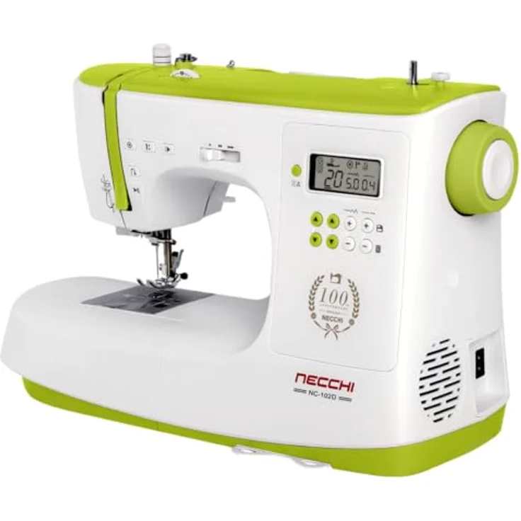 Necchi Nähmaschine Necchi NC-102D, farbenfrohes Design, 200 Stiche, 8 Knopflochvarianten, LCD-Display – Bild 2