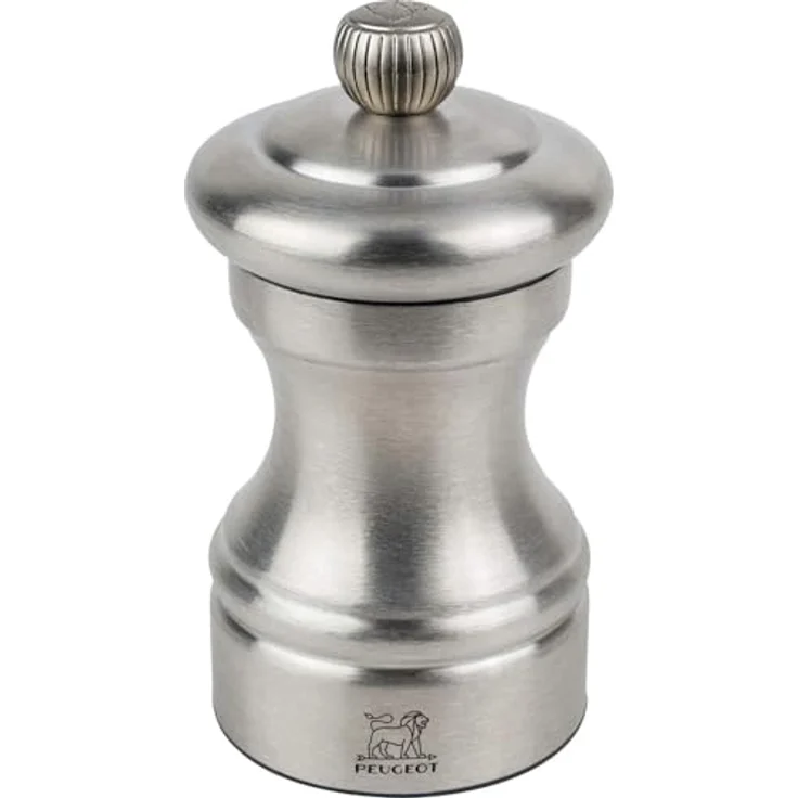 PEUGEOT Bistro Chef Salzmühle, 10 cm Edelstahl, präzises Mahlen mit stufenloser Körnungseinstellung – Bild 4
