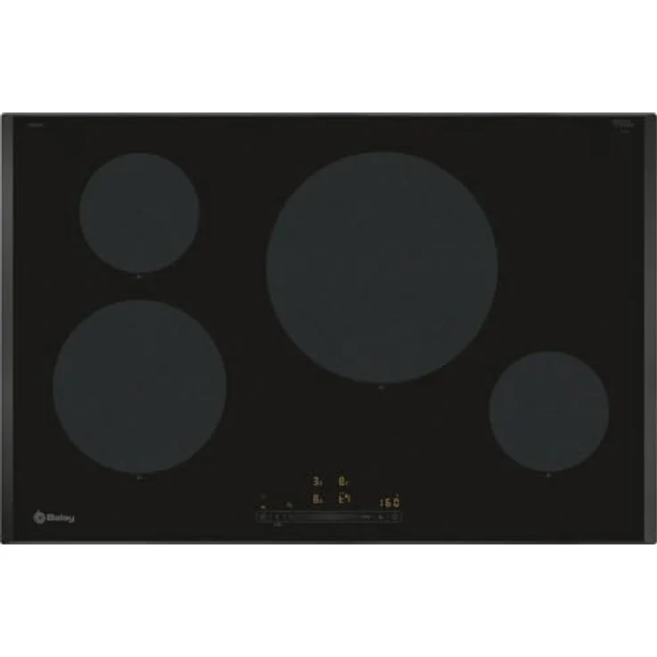 Balay 3EB985LH Induktionskochfeld, 80 cm, 4 Zonen, 11 Stufen, Sprint-Funktion, Schwarz – Bild 1