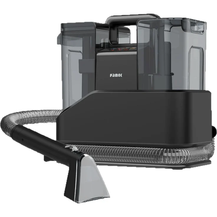 INSMA Pamoc FC200 Dampfreiniger 2200 W, 18.000 Pa Saugkraft, 2×1,7-L-Wassertank, Nass- & Trockensauger mit Touch-Bedienfeld für Haushalt & Büro