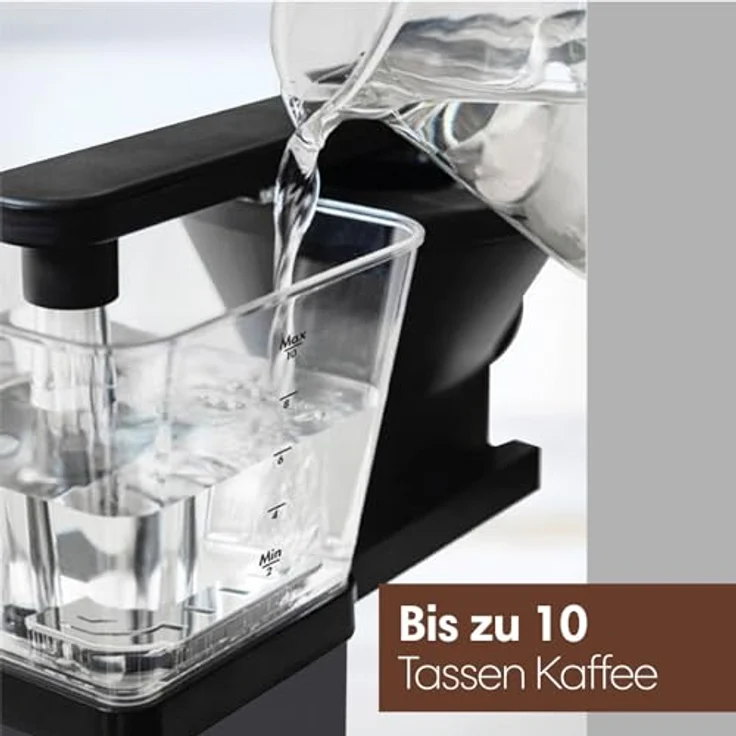CoolHome Masterbrew Kaffeemaschine - Filterkaffeemaschine mit Blooming Funktion - Schwarz – Bild 2