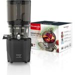 Kuvings AUTO10S Entsafter – Pflegeleichter Slow Juicer mit 3L Fassungsvermögen und 200W Motor ideal für Obst, Gemüse und Smoothies. (Matt Black)