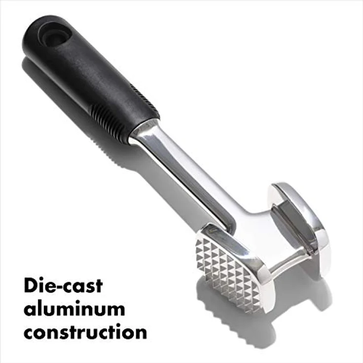 OXO Good Grips 11343501 Fleischklopfer, Aluminiumguss, Black – Bild 2