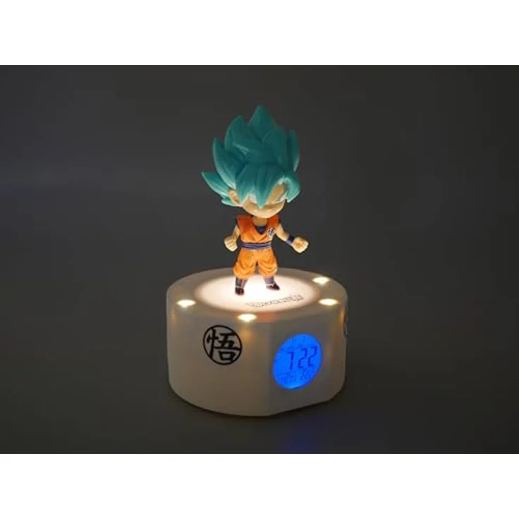 Teknofun Goku Wecker, Digitaler Wecker mit programmierbarem Alarm und einstellbarer Beleuchtung – Bild 6