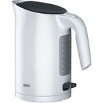 Braun WK 3110 WH Wasserkocher | Füllmenge 1,7 l | 3.000 Watt | Schnellkochsystem | Herausnehmbarer Anti-Kalk-Filter | Große Wasserstandsanzeige | BPA Frei | Weiß
