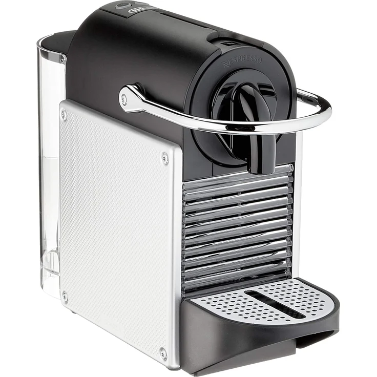 De'Longhi Nespresso EN 124 EN124.S Kapselmaschine Pixie 1260 W Seitenwände Aluminium aus recycelten Kapseln, silber – Bild 2