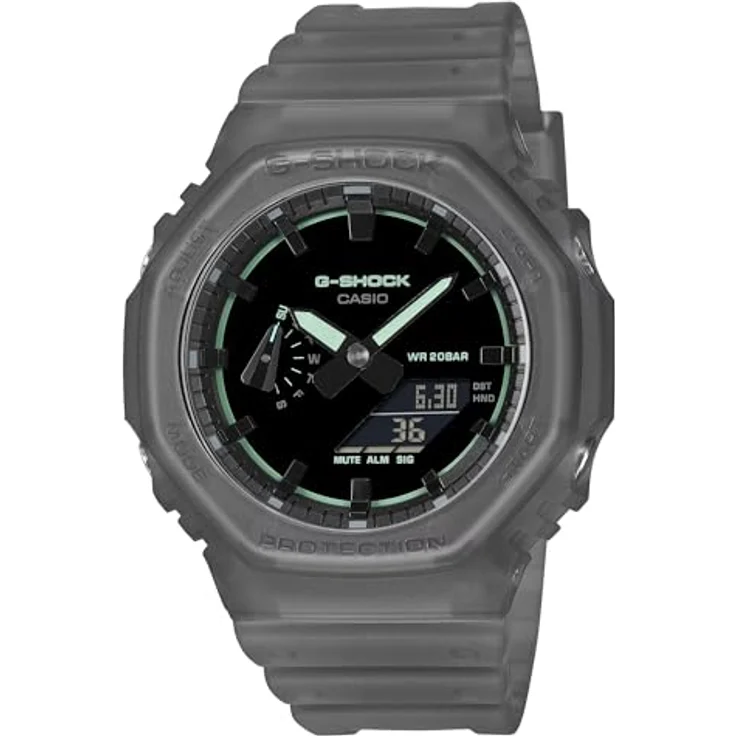 Casio G-Shock Unisex Analog Digital Quarz Armbanduhr, grau mit wasserdichtem Gehäuse und multifunktionalen Features – Bild 1