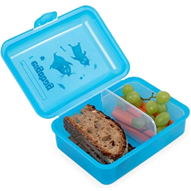 ergobag Brotdose mit Motiv und Trennfach BPA-frei Spülmaschinenfest Robust Kinderfreundlich Einhorn - Pink – Bild 3