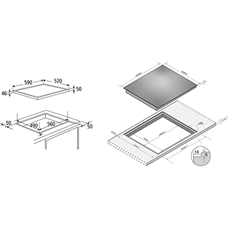 PKM KF4-2KB G Glaskeramikkochfeld – Bild 2