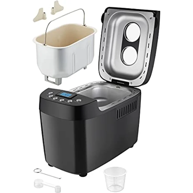 Unold Backmeister Big Black Brotbackautomat, 850W, 15 Backprogramme, 3 Bräunungsgrade, Kunststoff, schwarz – Bild 6