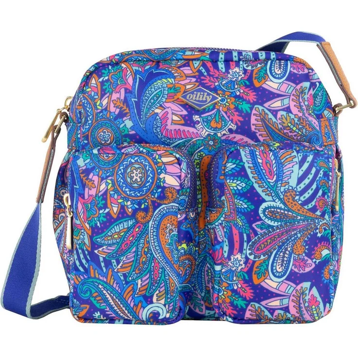 "Oilily Umhängetasche Sabo, Polyester - Robuste Damen-Umhängetasche in zeitlosem Design, mehrere Taschen, verstellbarer Umhängeriemen" – Bild 1