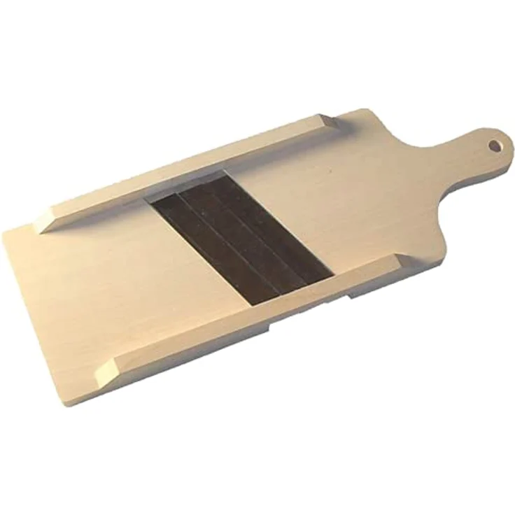 Krauthobel - Krautschneider - Sauerkrauthobel -Kohlhobel - Kohlreibe - Gemüsehobel - aus heimischem Lindenholz - Tiroler Art, 3 Messer, 44 x 15 cm, Sehr scharf! – Bild 2