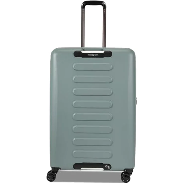 Hedgren Grip Spinner 74 Expandable L Grey - Green, großer Trolley mit leisen Rollen – Bild 1