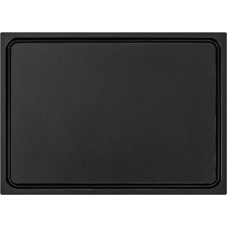 MUVELL Schneidebrett HDPE500, Kunststoff, Robust und hygienisch, 35 x 25 x 2 cm, rutschfeste Oberfläche