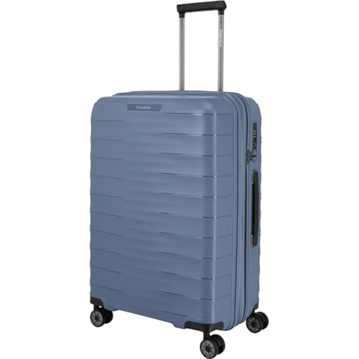 Travelite MOOBY 4w Trolley M, Marine UNISEX M - Robuster Koffer mit 4 Rollen – Bild 2