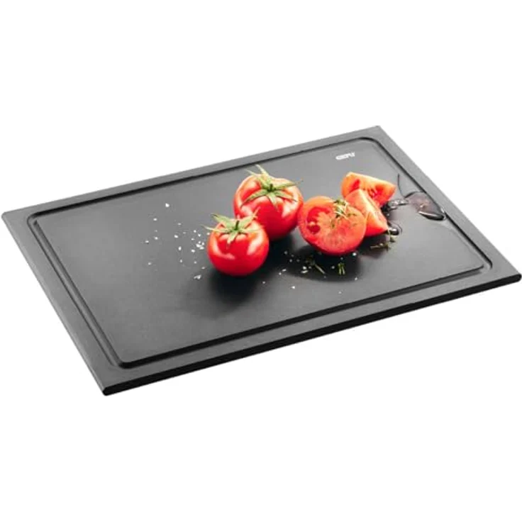 GEFU Schneidebrett SLIZE, Holzpapierfaser, nachhaltig, Saftrille – Bild 1