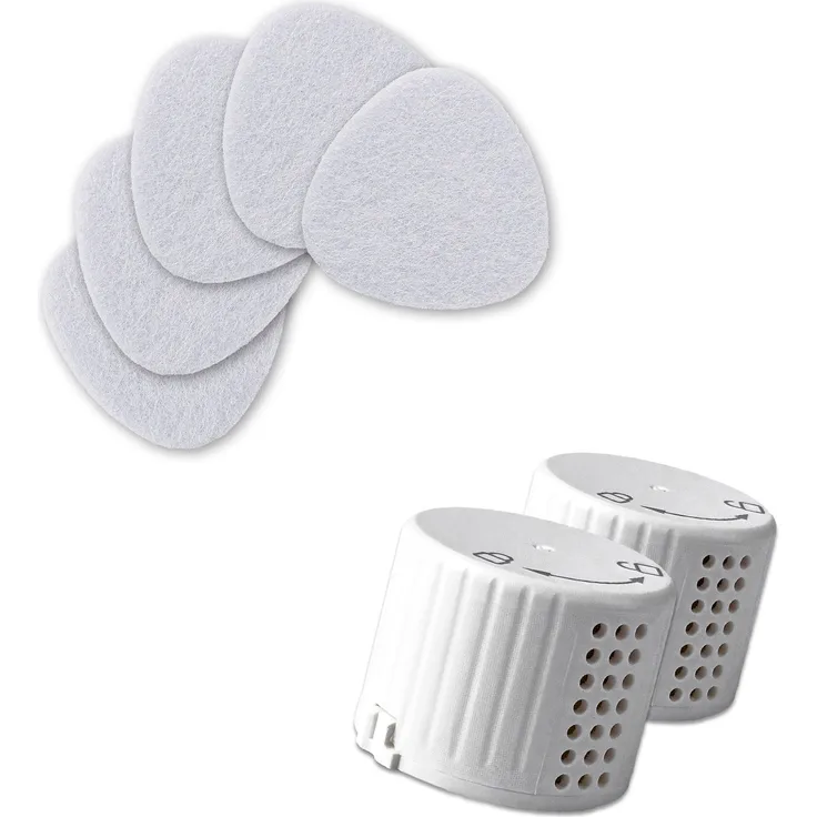 medisana AH 680 - 5 Aroma Pads + 2 Wasserfilter für den Luftbefeuchter AH 680, originale Zubehör für optimale Luftbefeuchtung