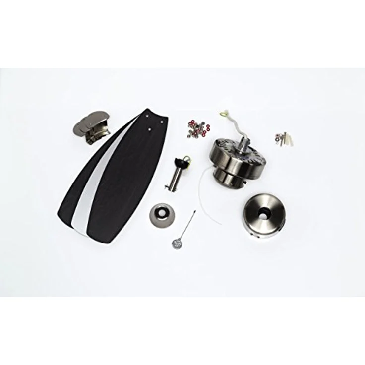 105 cm Deckenventilator Jet I mit drei Flügeln, Ausführung in gebürstetem Nickel – Bild 4