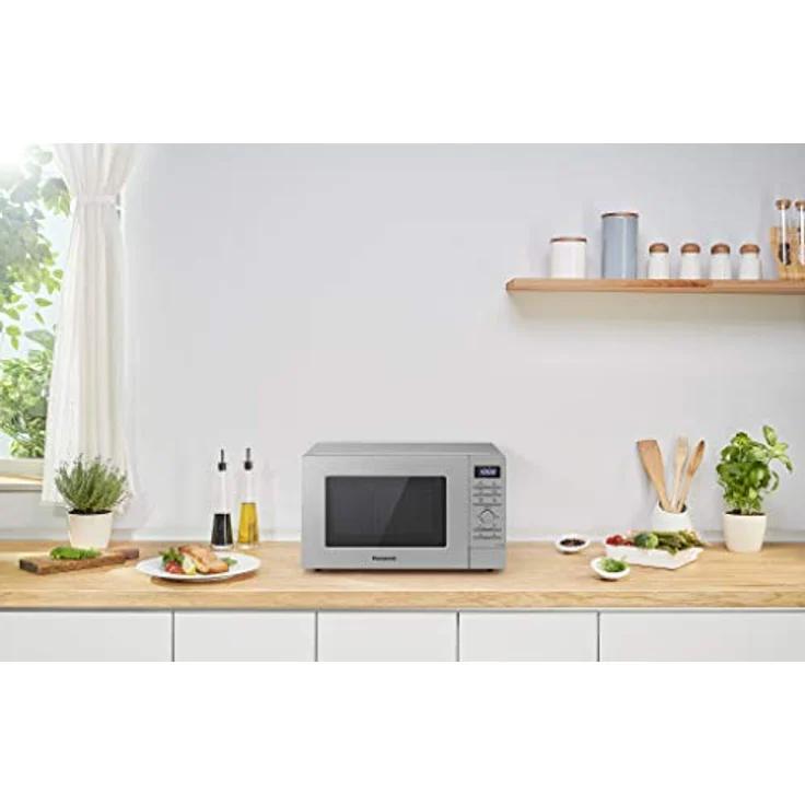 Panasonic NN-J19KSMEPG Mikrowelle mit Grill, Standgerät, 20 Liter Garraum, 800 Watt, Edelstahl – Bild 9