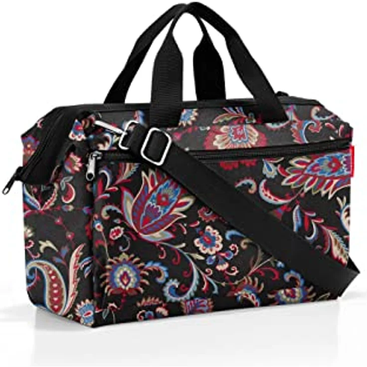 reisenthel Allrounder S Pocket Paisley Black  Doktortasche für Reise, Arbeit und Freizeit  Mit praktischer Trolley-Aufsteckfunktion – Bild 3