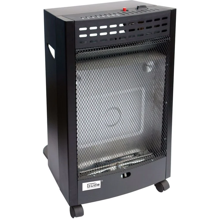 Güde Solingen Blueflame 4200 B, Heizlüfter, Schwarz - Gasheizer mit versteckter Gasflasche – Bild 1