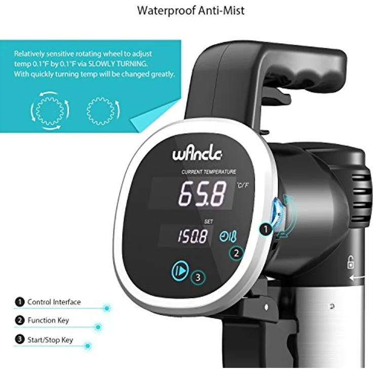 Wancle Sous Vide Garer Stick mit Zirkulation – Bild 7