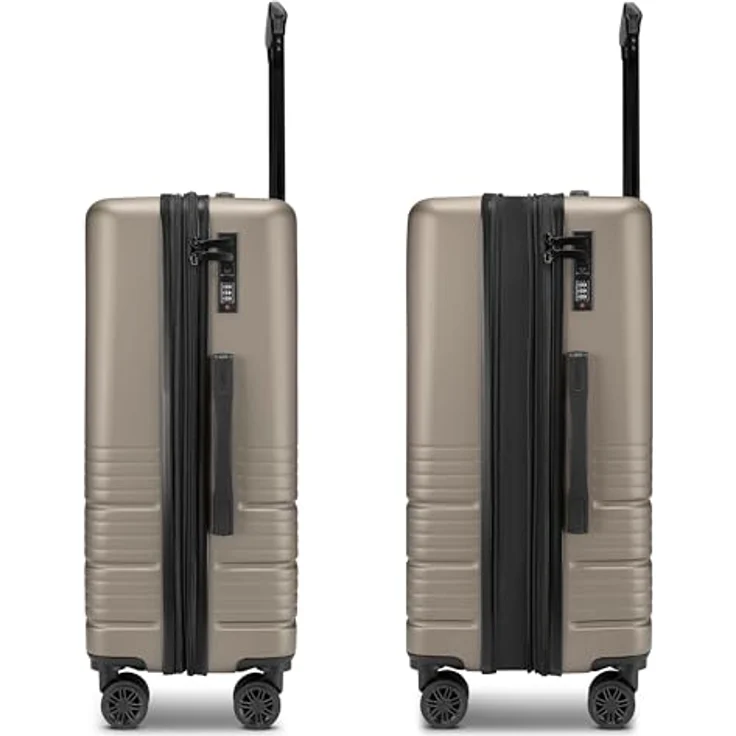camel active Check-in Koffer Hanoi, mittelgroßer Trolley 41 x 27 x 65 cm, stoßfestes ABS Material, erweiterbar, Teleskopgriff, 65 Liter Volumen – Bild 5