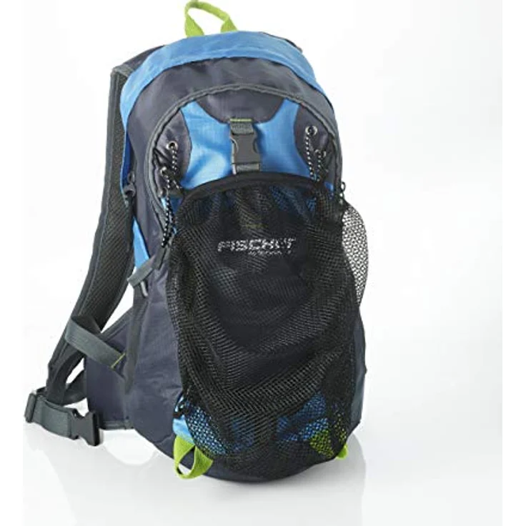FISCHER Fahrrad Sportrucksack Rucksack 15L, Helmnetz, Regencover, ergonomisches Tragesystem, Hüftgurt, schwarz – Bild 3