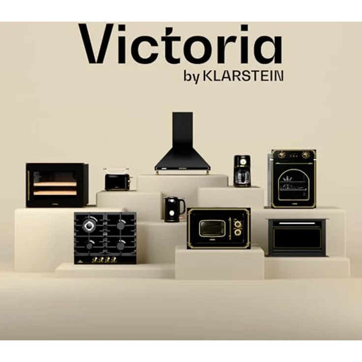 Klarstein DSM-Victoria-5 Gaskochfeld, Einbaugerät, Drehregler, Breite 74 cm, 4 Zonen, schwarz – Bild 10