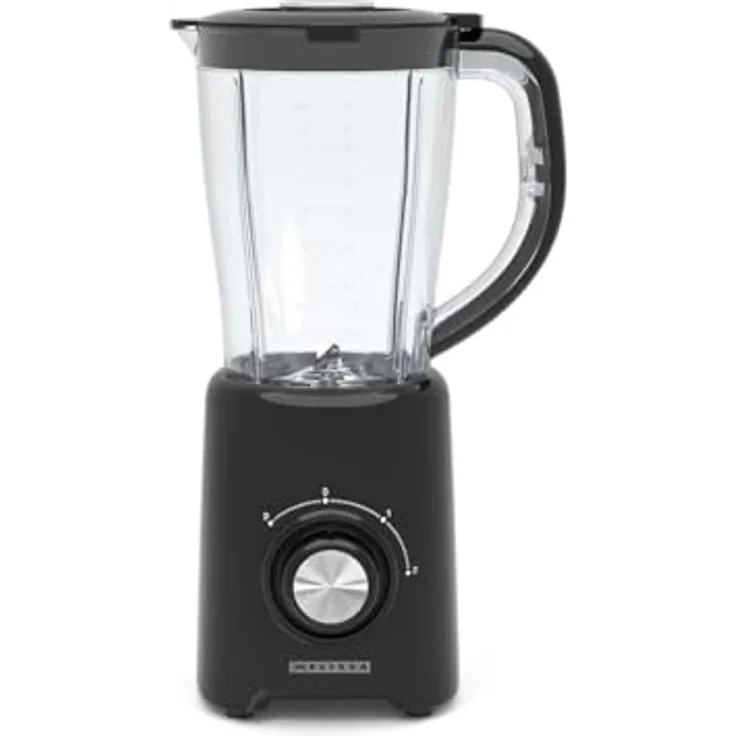 MELISSA Standmixer 800 W, 1,5 Liter, 2 Geschwindigkeiten + Pulse, 4 Edelstahlklingen, Kunststoffbehälter