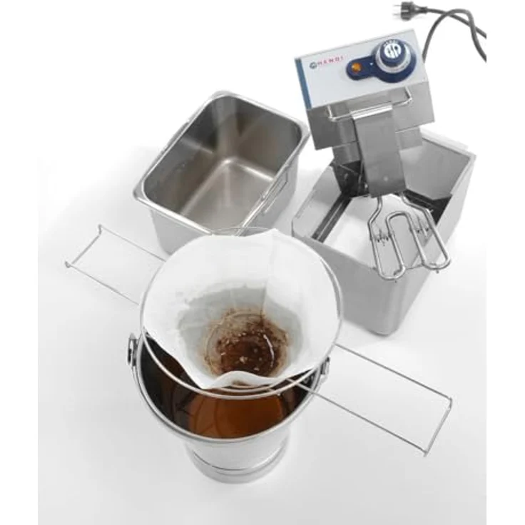 HENDI Fettfilter für Friteusen, Stückzahl: 50, Aus Viskose (syntetische Seide), 254x254mm – Bild 6