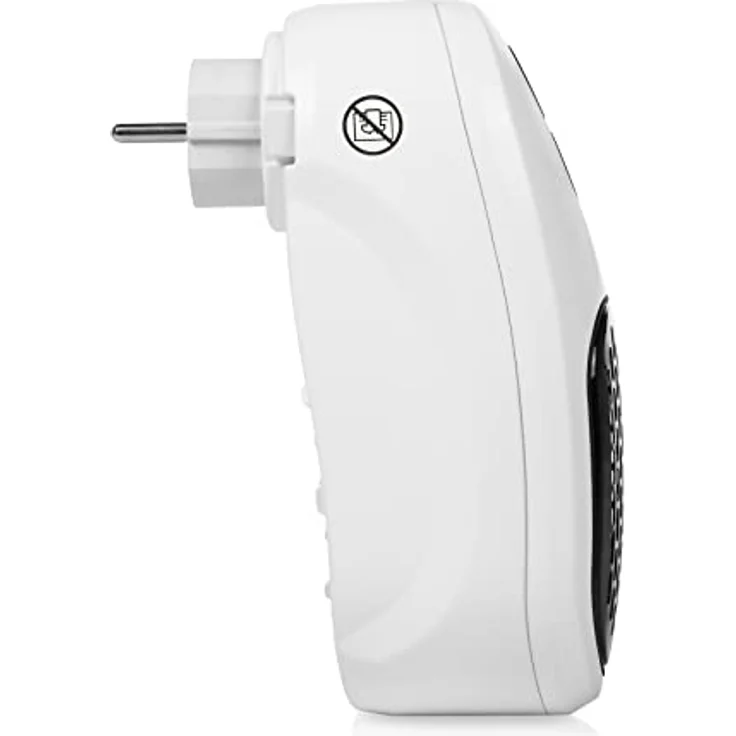 Tristar Steckerheizung - 400 Watt, 2 wählbare Geschwindigkeitsstufen, PTC Keramik, 12 Stunden Timerfunktion, KA-5084, Heizlüfter – Bild 6