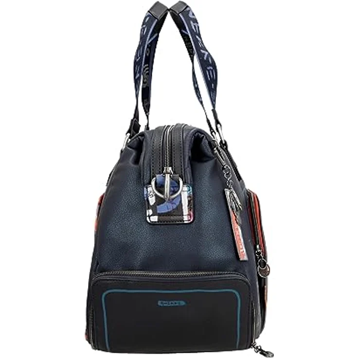 Anekke Contemporary Weekender Reisetasche, 45 cm, blau, 100% Polyurethan, mehrfarbig – Bild 3