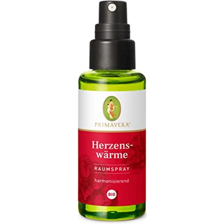PRIMAVERA Raumspray Herzenswärme bio 50 ml - Aromadiffuser, Aromatherapie - harmonisierend - vegan