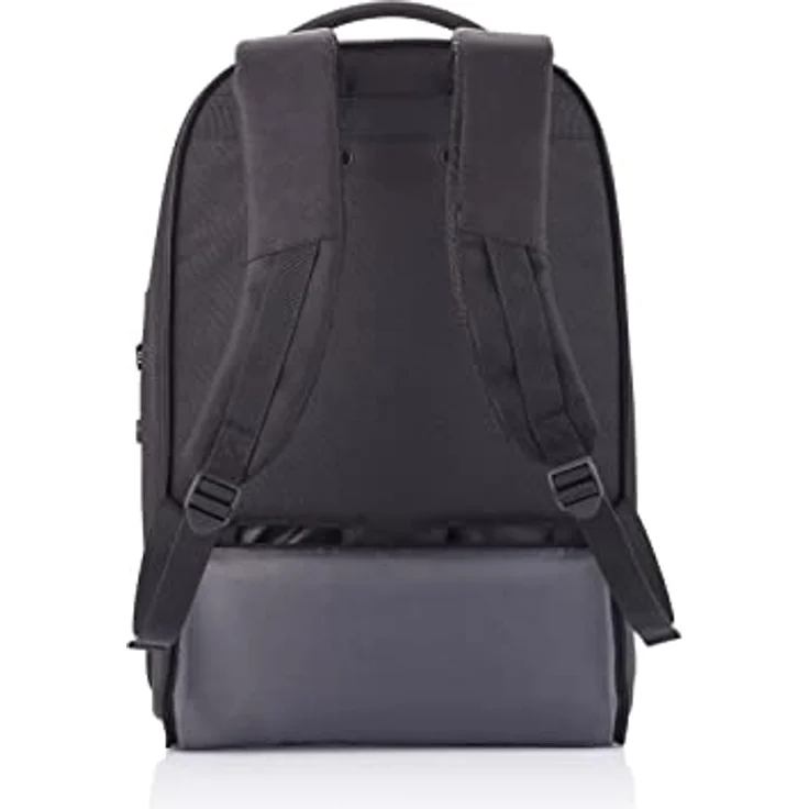 XD Design Bobby Trolley Rucksack, Schwarz, 34 l mit Anti-Diebstahl-Funktionen, wasserfest und gepolstertem 17 Zoll Laptopfach – Bild 4