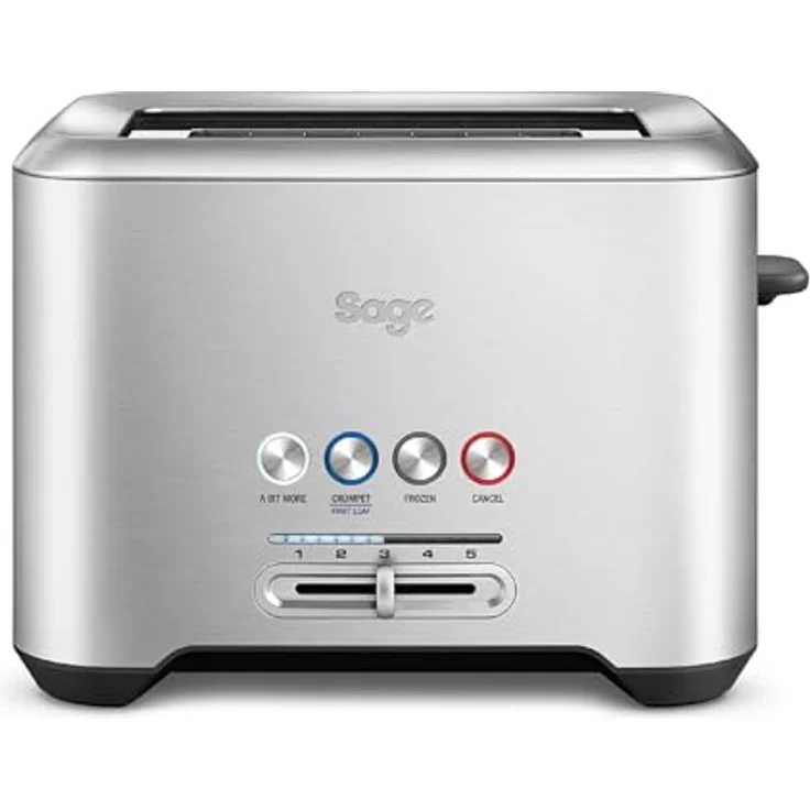 Sage Appliances STA720 The Bit More mit 2 Toastschächten Toaster, Edelstahl – Bild 2