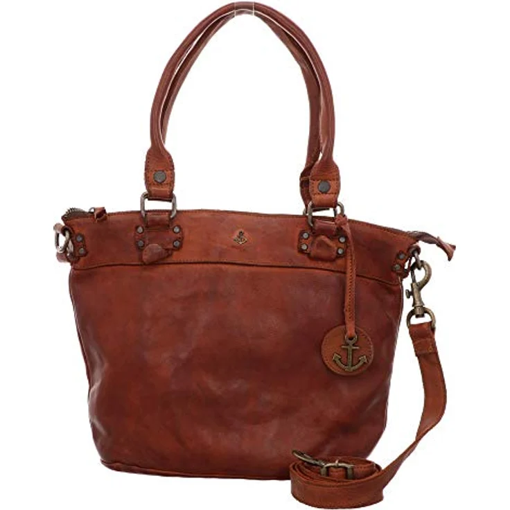 HARBOUR 2nd Shopper Anchor-Love Bianca (1-tlg) aus Rindleder, mit Anker-Anhänger, Farbe: Vintage-Charme – Bild 5