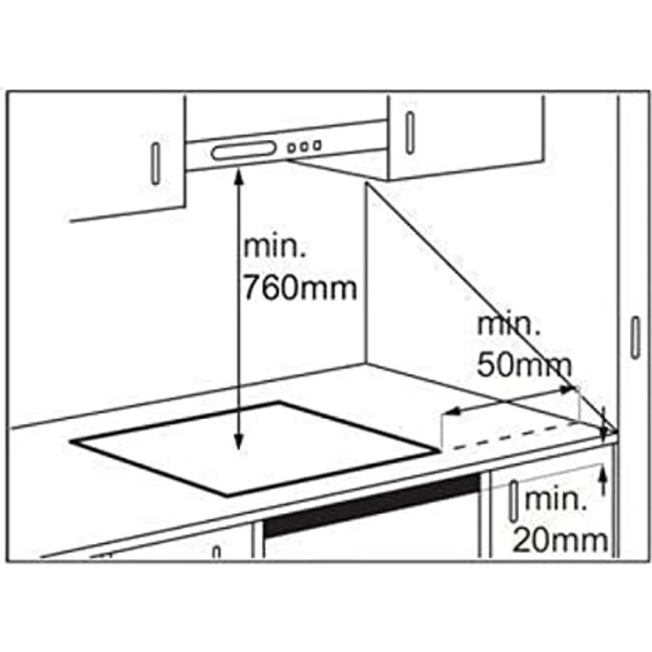 Acopino Glaskeramik Kochfeld autark 60cm Einbaukochfeld KM4-2 mit Sensor Touch Control und Bräterzone und Zweikreis-Zone – Bild 8