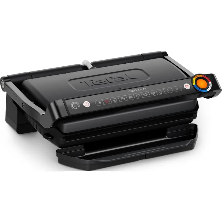 Tefal Kontaktgrill GC7278 OptiGrill+ XL, 2180 W, erneuerte Kochstufenanzeige, 9 Automatikprogramme + manuelles Programm, XL-Format