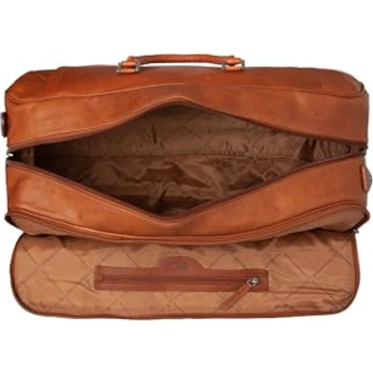 The Chesterfield Brand Wax Pull Up, 2 Rollen Reisetasche aus 100% Leder, 60 cm, braun – Bild 5