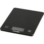 Cloer Küchenwaage 6870 digital, 10kg , 1 g Teilung, Zuwiegefunktion, Glaswiegefläche, schwarz