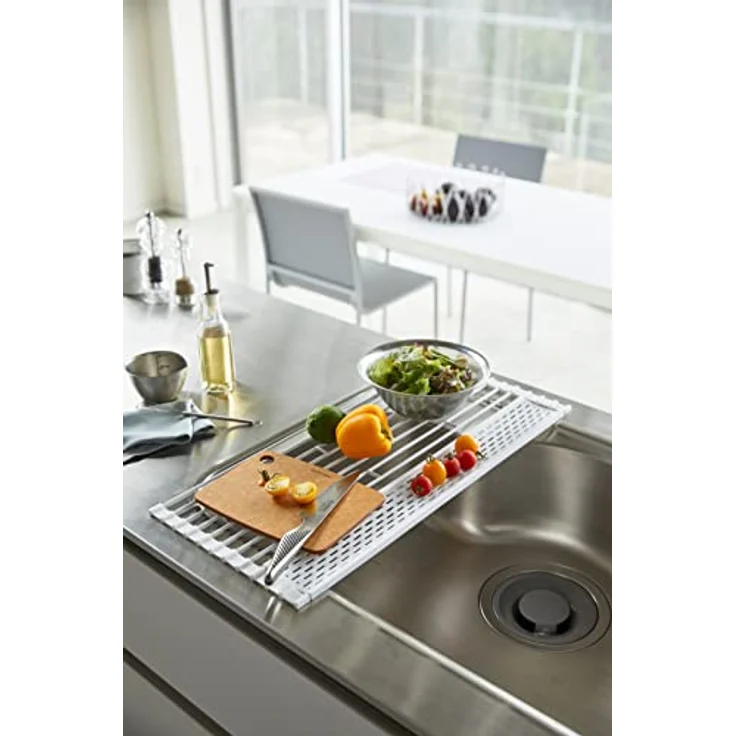 Foldable drainer - Tower - white – Bild 5