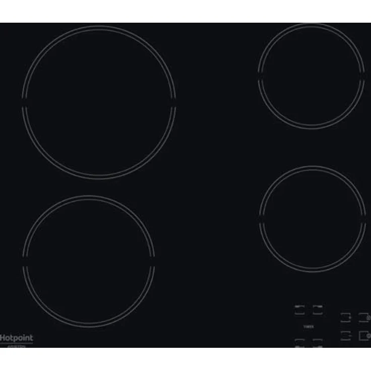 Hotpoint HR 631 C, Glaskeramik-Kochfeld mit Touch-Sensor-Steuerung, schwarz, 6200 Watt – Bild 2