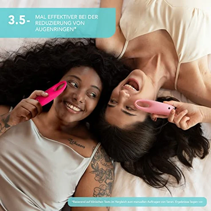 FOREO Iris 2 Mint Massagegerät, T-Sonic™ Augenmassage mit 2 Modi zur Reduktion von Schwellungen und Augenringen, ergonomisches Design – Bild 4