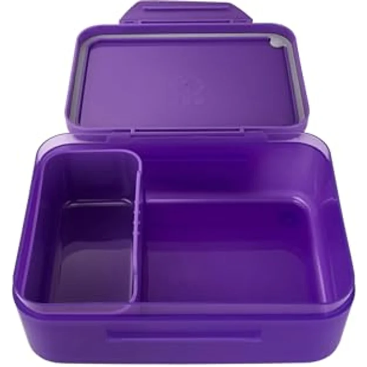 Satch Lunchbox Brotdose, Tritan mit Trennfach für Obst und Gemüse, Spülmaschinenfest – Bild 3